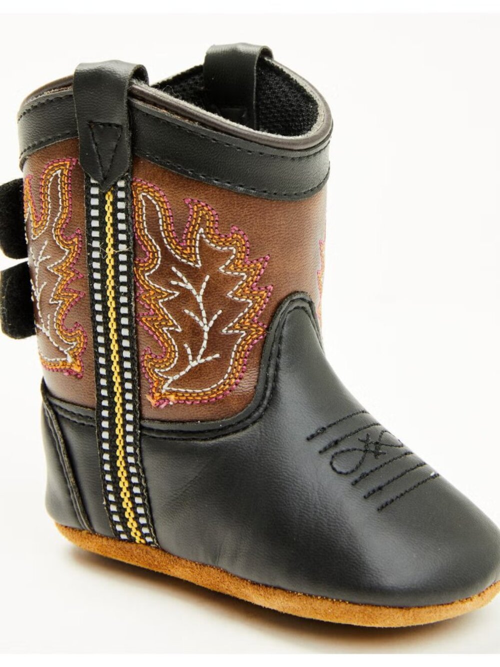 NEW NIB! LIL' BOOT BARN BLAZIN POPPET BOOTS ROUND TOE BABY WESTERN COWBOY sz 1